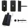 VALDERN 100 Pcs Composite Patio Clips Plastic with Screws Hidden