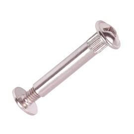 Merriway BH07339 (100 Pcs) Kitchen Cabinet Cupboard Inter Connecting Screws, Nickel Plated M4 x 27 & M4 x 15 - Pack of 100 Pieces