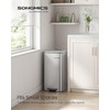 SONGMICS Kitchen Trash Can, 8-Gallon (30 L) Trash Bin, Stainless