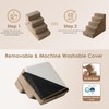 EHEYCIGA Dog Stairs for High Bed 22.5”H, 5-Step Dog Steps
