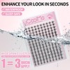 uCoolMe Fairy Lash Clusters Kit 8-18mm Manga Eyelash Clusters C