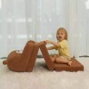 babylovee MOONBEEKI Comfy Toddler Chair, Kids Couch Fold Out To