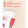 Dermal Mascarilla Facial de Col geno con Fresa (Paquete de