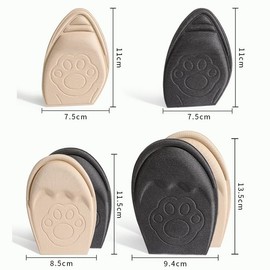 Toe Pad, Foot Protection Pad, Toe Insole, For High Heels, Cushion, Shock Absorption, Pressure Dispersion, Size Adjustment, Blister Prevention, Anti-Slip, Foot Cushion, Women's High Heels, Python Beige (35-39))