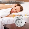 Miowachi 4 inches Twin Bell Alarm Clock,with Backlight Loud Ring