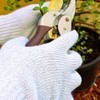 White Safety Work Glove Knitted Cotton Heavy Duty Gardening Factory