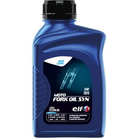 Elf 213967 MOTO FORK OIL SYN Motorcycle Fork Oil 5W Total Synthetic Oil 0.5L
