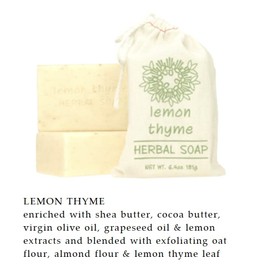 Greenwich Bay Trading Co. Herbal Bar Soap Set, 6 Scents, 6.4 Oz Each - Lemon Thyme, Lavender Sage, Vanilla Bourbon, Tobacco Flower, Honey Chamomile, Rose Petals