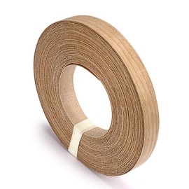Skelang Cherry Wood Veneer, Wood Edging Tape, Iron-on Veneer for Shelf, Wardrobe, Door Frame, Desktop, 19mm×15m