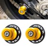 2pcs 8mm M8 X1.5 Motorcycle Swing arm Sliders Spools for