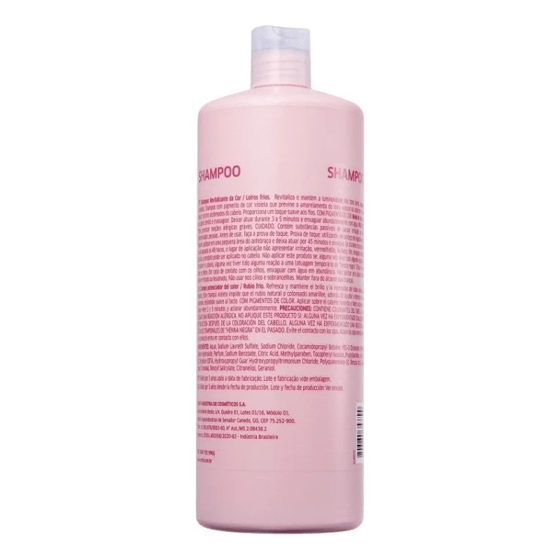 Shampoo Wella Invigo Blonde Recharge en botella de 1L por