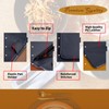 Server Books for Waitress Waiter with Zipper Pocket, Autumn Mushrooms