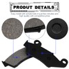 Brake Pads Front and Rear Compatible with Honda CR125 CR125R