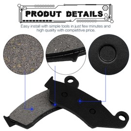 Brake Pads Front and Rear Compatible with Honda CR125 CR125R CR250 CR250R CR500 CRF230 XR250 XR400 XR600 XR650, Kawasaki KX125 KX250 KLX300 KLX400 KX500, Yamaha YZ125 WR250 WR400 WR426 YZ426