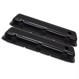 CFR Performance FOR 1968-1997 FORD BIG BLOCK FBB 429 460 STEEL VALVE COVER PAIR BLACK