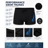 Men’s Quick-Dry Swim Trunks for Beach & Pool – Printed
