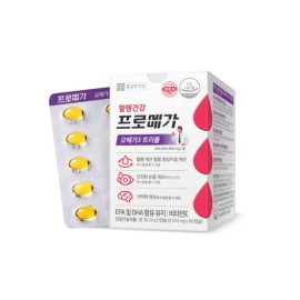 Chong Kun Dang Health Dietary Supplement Omega-3 Capsules 60 for daily wellness routines, tablets powder or sticks, Korean Import, Chong Kun Dang Health, Option 2