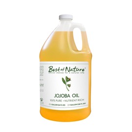 Best of Nature 100% Pure and Natural Jojoba Massage and Body Oil for Hair, Skin & Face (128 Fl Oz)
