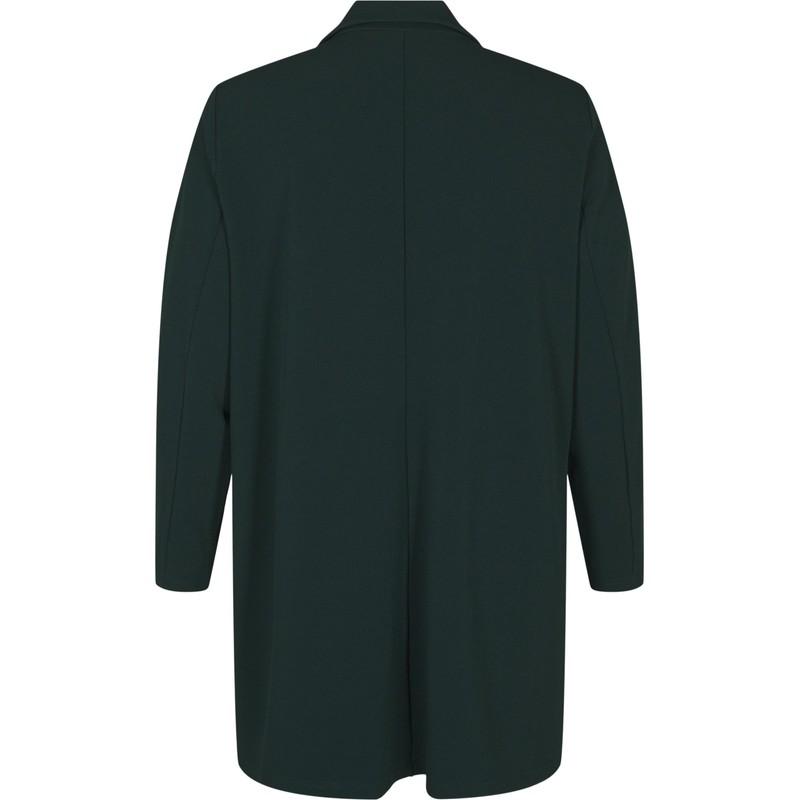 Zizzi Flash by Women's Large Sizes Long Blazer Pockets Size,