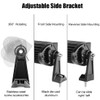 LEDKITO LED Light Bar Side Mounting Bracket Base Mounting Universal