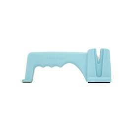 Farberware Edgekeeper Tabletop Kitchen Knife Sharpener, 7.5-Inch, Aqua