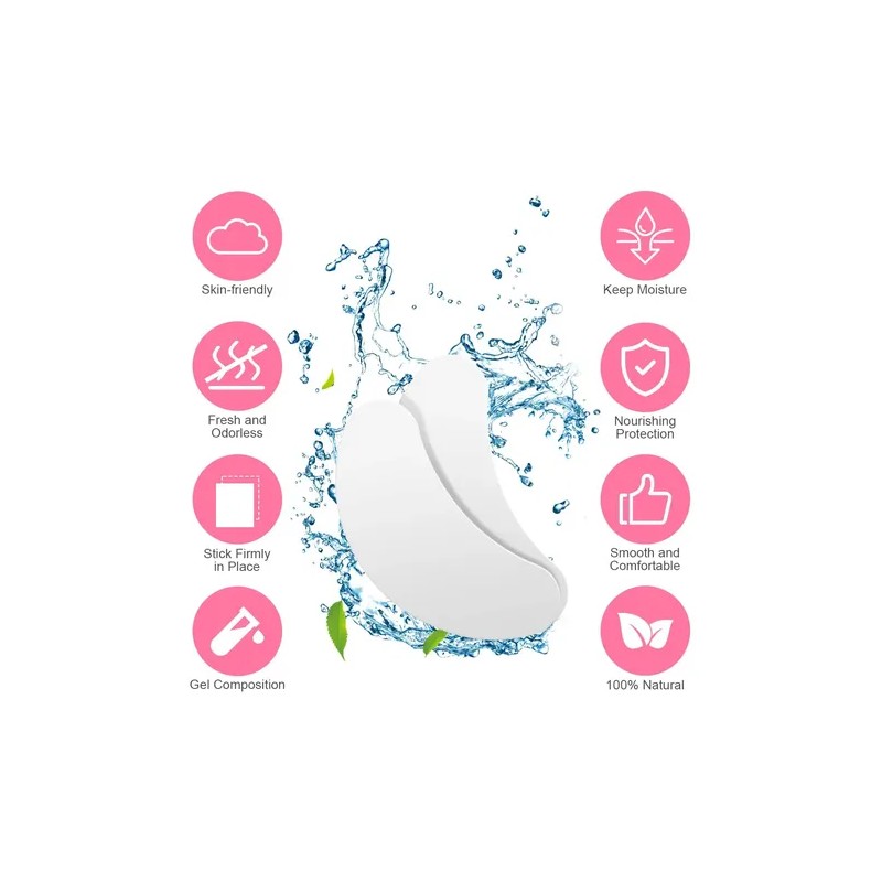 150 Pares Parches Hidrogel Para Extesiónde Pestañas Mink