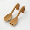 Nagao Sao Tree Baby Spoon Baby Fork Set 3.3" Wooden