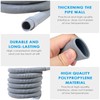 Rseuphiee 3 Metre Washing Machine Hose, Drain Hose Extension, Universal