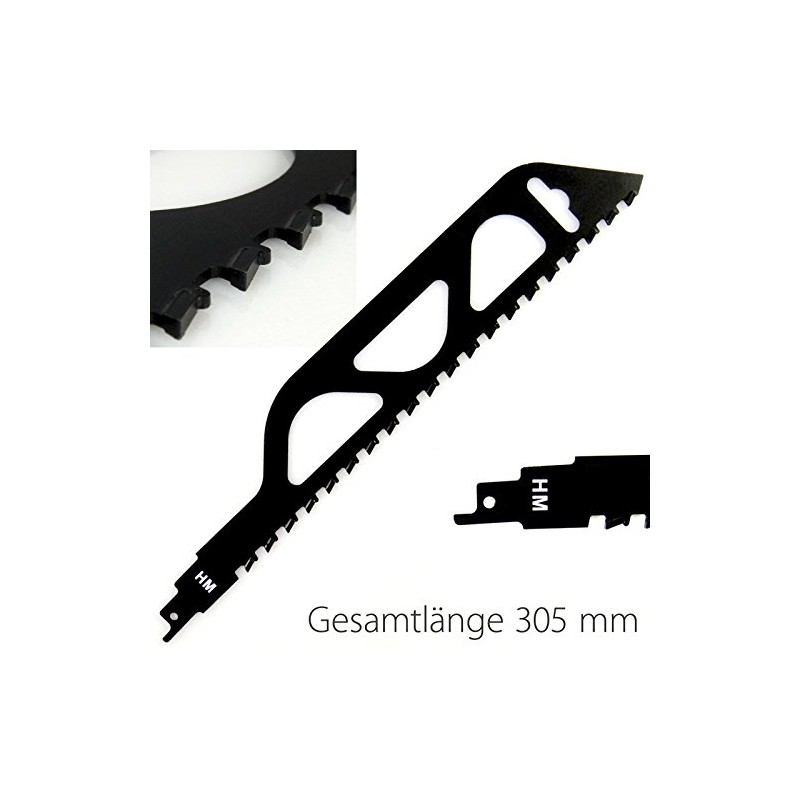 Carbide Reciprocating Saw Blade for Ytong Stones, Aerated Concrete (for