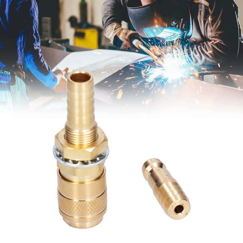 Quick Connector Fitting Hose Brass Connection for TIG Welding Torch