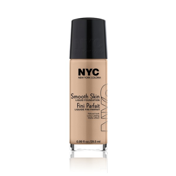 N.Y.C. New York Color Smooth Skin Foundation, Warm Beige, 1 Fluid Ounce