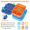 PinkSheep Bento Lunch Boxes for Children, 800 ml BPA-Free Leak-Proof