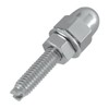 GG Grand General 50511 Chrome Acorn Nut Set- Bulk Pack