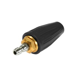 Rotating Turbo Nozzle Universal for Water Pressure Washer, 3600 PSI 250 Bar, 1/4 Quick Connect Rotating Turbo Pressure Washer Gun Nozzle Accessories (SAND DR BRUSH) (Black = Black)
