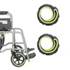 Wheelchair Wheel Covers (Pack of 2) - Dustproof & Low