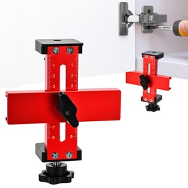 EXJIOTA Cabinet Door Installation Jig, Cabinet Door Mounting Jig with Precision Edge Positioner, Adjustable Cabinet Doors Installation Positioner for Installing Frameless and Face Frame Cabinet Doors