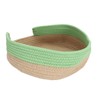 Round Cat Bed Cotton Rope Woven Basket Multipurpose Sleeping Scratching