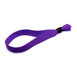 Europaband Pack of 50 Fabric Bracelets - ID Bracelets for Events (Purple)