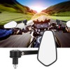 2Pcs Motorcycle Modified Rearview Mirror Reflective Rear View Side Mirrors