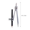 STOBOK Precision Metal Compass Tool, 1Pc Drafting Compass with Pencil