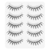 N07 False Eyelashes, 3D, 5 Pairs Natural Eye Butt Eyelashes,