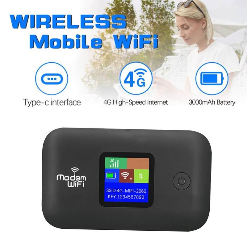 4G LTE Mobile Hotspot, Pocket WiFi Hotspot for Travel, Support
