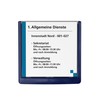 Durable 149x148.5mm Click Door and Wall Sign - Dark Blue