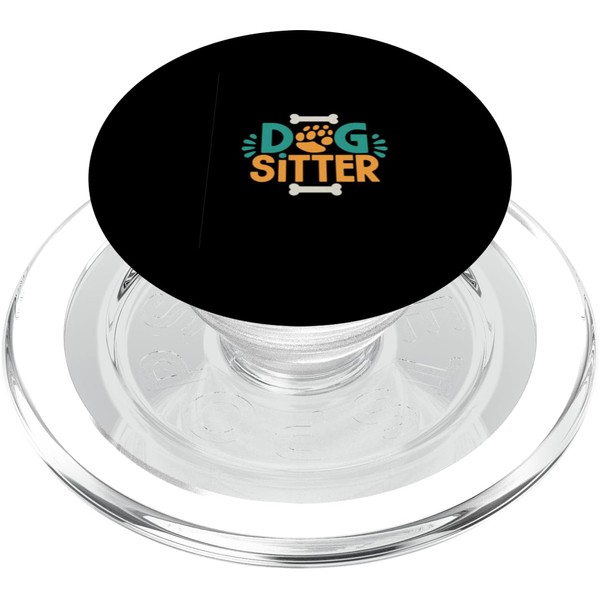 Dog Sitter Paw Print Pet Care Fun PopSockets PopGrip for