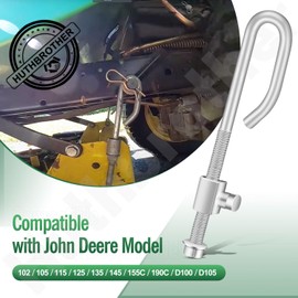 Huthbrother GX24864 GX21718 Deck Lift Hanger Rod Kit Compatible with John Deere 14M7465 GX26085 24M7053, for E130 Deck Lift Link Kit GX24864A GX24864B Includes Trunnion Washer Nut