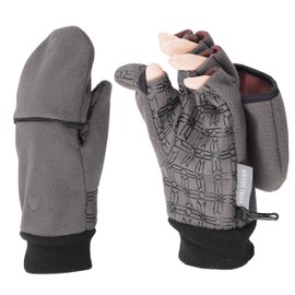 Vital Salveo- Outdoor 3WARM Unisex Half Finger Gloves Windproof Non Slip Fingerless Fleece Winter Gloves