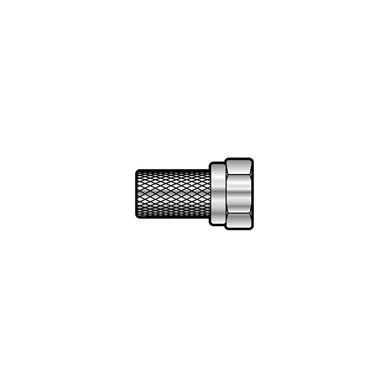 STV19F F connector twist on for RG6 cable, bulk pack