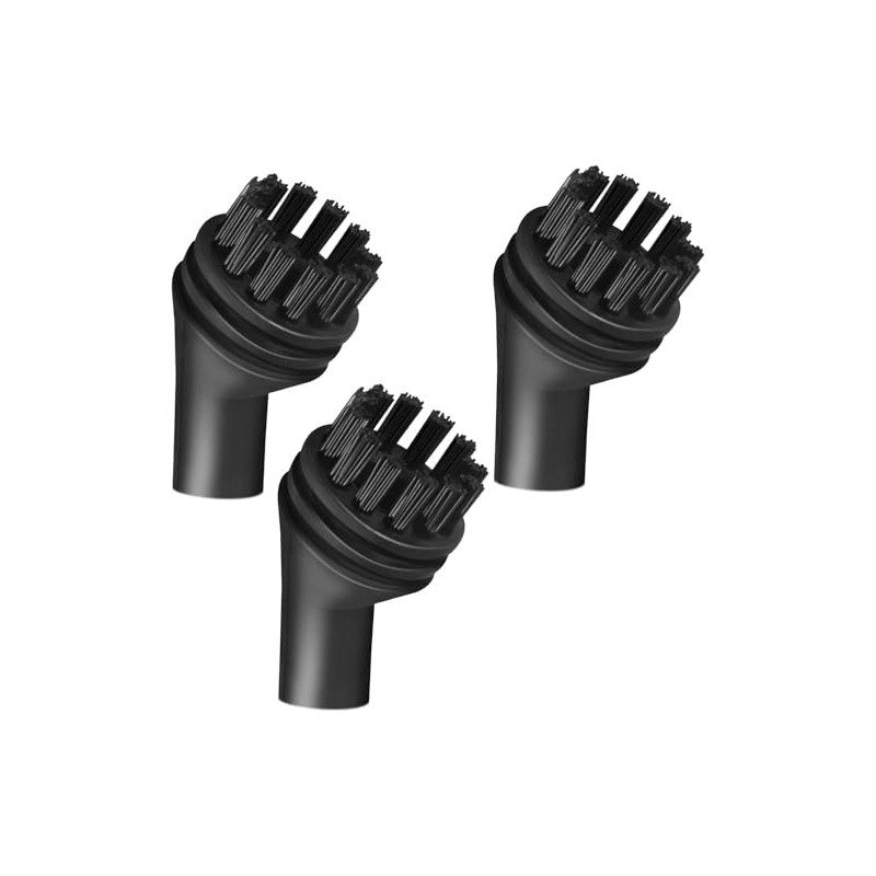 3 Pack Nylon Brushes Compatible with WHL-609 Steam Cleaner Replacement