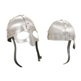 Queen Armour Medieval Viking Helmet Einar Normal Reproduction Helmets Silver