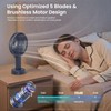 HandFan 6 Inch Handheld Fan with 4000mAh Battery 6 Speed